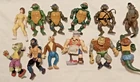 Vintage Teenage Mutant Ninja Turtles TMNT Playmates 1980 Toys Figures Lot of 12