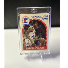 Magic Johnson 1989-90 NBA Hoops All-Star Game Base #166 Los Angeles Lakers