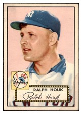 1952 TOPPS #200 RALPH HOUK YANKEES VG-EX CENTERED SET BREAK 508614 (KYCARDS)