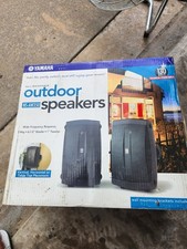 Yamaha NS-AW350 Weatherproof Outdoor Speakers Pair 130W Wired Black