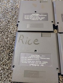 NES 4 Game Lot Super Mario Bros, Baseball, Metal Gear, California Games Nintendo