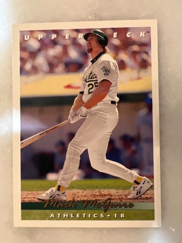 1993 Upper Deck #566 Mark McGwire - Oakland A’s