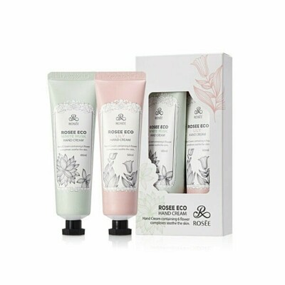 Rosee Eco Hand Cream 2pcs Set / Lily & White Musk-KOREA COSMETICS