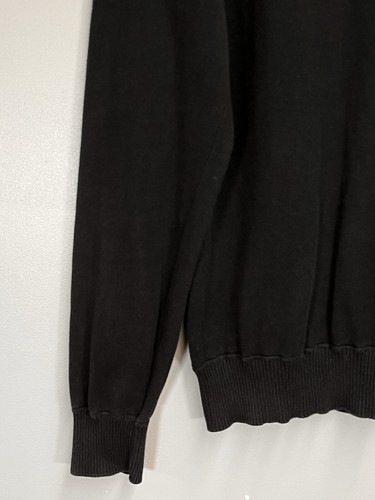 Stone Island Men’s Black Jumper Cotton Crew Casual Plain Sweatshirt Size Medium - 第 5/12 張圖片