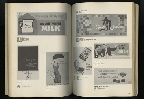1958 Saul Bass PORTFOLIO WESTERN ADVERTISING ART 216-pg California Design Annual - Foto 11 di 12