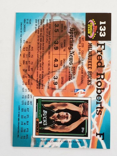 1992-93 TOPPS STADIUM CLUB BASKETBALL CARDS YOU PICK 50% OFF 2 or more - Picture 217 of 381