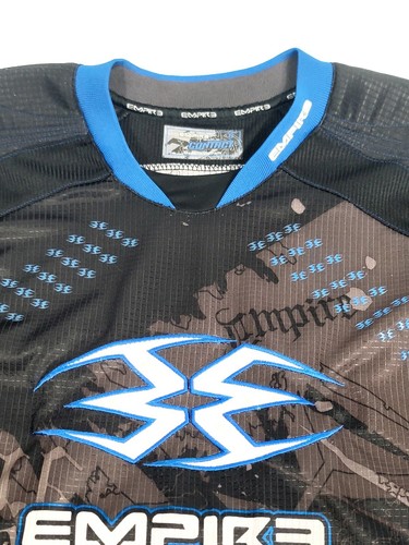 Empire CONTACT Paintball Gear Adult SMALL Long Sleeve Combat BLACK & BLUE Padded - Picture 5 of 24