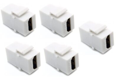 HD 2.0 White Keystone Adapter Coupler F/F (5 Pack) | eBay