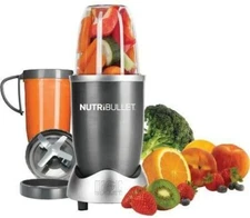 New NutriBullet 8-Piece High-Speed Bullet Blender/Mixer System, Gray