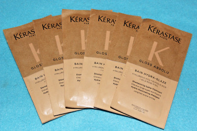 6x10ml KERASTASE SHAMPOO bain hydra glaze GLOSS ABSOLU SACHET