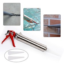 Mortar Gun for Brick Pointing Grouting Cement Lime Applicator Tool + 2 Nozzles !