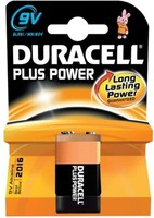 Duracell MN1604 - Confezione Da 3 Blister Da 1 Pila Plus Power 9 V