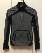 IVIVVA By Lululemon Speed Seeker Herringbone 1/4 Zip Rulu Pullover Cuffin KID 10