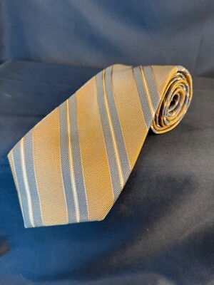 Robert Talbott Best of Class Handmade regimental brown gray white