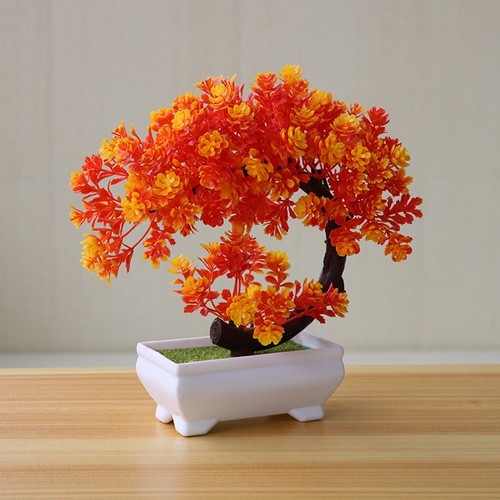 Artificial False Green Plant Bonsai Potted Simulation Pine Tree House - Picture 3 of 26