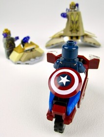 Lego 6865 CAPTAIN AMERICA'S AVENGING CYCLE Marvel Avengers- Manual 100% Complete