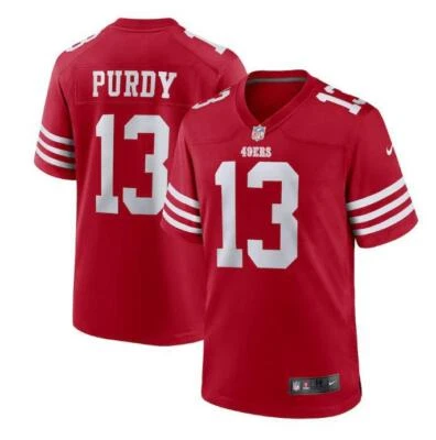 Men's 49ers Brock Purdy Game Red Jersey