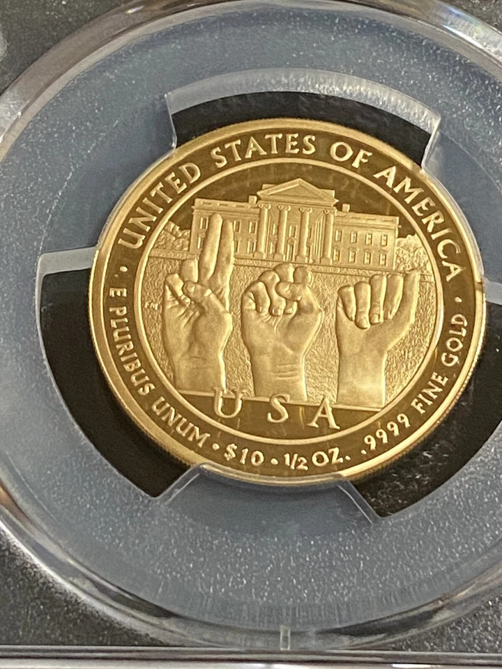 2014-W Grace Coolidge FIRST SPOUSE $10 GOLD PCGS PR69 DCAM - Image 3 of 4