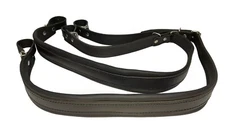 Accordion Genuine Leather Straps Black 120 bass