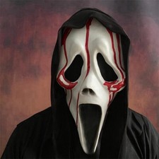 Bloody Bling Ghost Face Adult Mask Costume NEW Scream Prop Halloween Party Ball