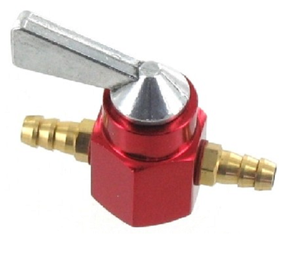 KRAFTSTOFFHAHN 6 MM ROT BENZINHAHN BENZIN HAHN RASENMÄHER MOPED