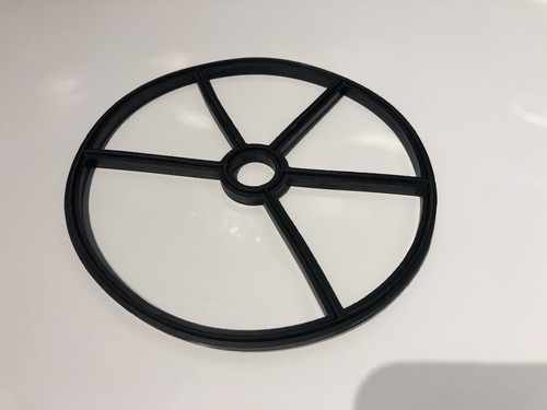 WATERCO MULTI PORT VALVE SPIDER GASKET 5 SPOKE 140mm DIAMETER MPV BLACK - Picture 2 of 9