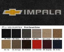Lloyd Mats Velourtex Chevrolet Impala With Bowtie Front Floor Mats 2006 Up