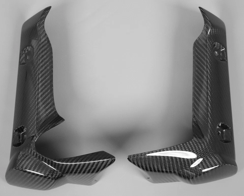 2006 - 2012 年雅马哈 FZ1 Fazer 散热器盖(裸版)- 100% 碳纤维 — 第 3/4 张图片