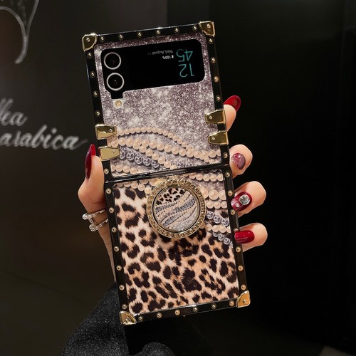 Étui de luxe Bling paillettes bague diamant support housse pour Samsung Z Flip 3/45/6 - Photo 52 sur 60