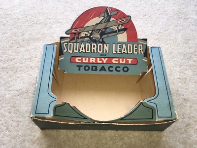 C1930s SAMUEL GAWITH&Co LTD KENDAL SQUADRON LEADER CURLY CUT TABAK DISPLAY BOX