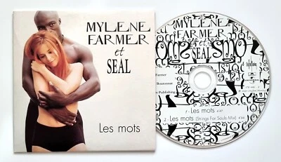 MYLENE FARMER et SEAL - Les Mots (CD Single) EX - Photo 1/2