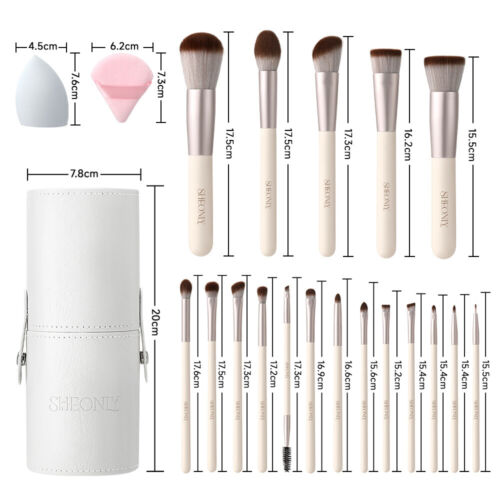 10/16/18 Pcs Kabuki Make up Brushes Eye shadow Blusher Face Powder Makeup Brush - Picture 12 of 64