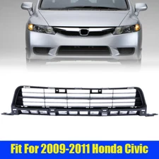 For 2009-2011 Honda Civic Sedan Black Front Bumper Lower Mesh Grille 71107SNEA50