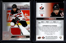 2022 Upper Deck Team Canada Juniors Base Jersey Patch #11 Logan Stankoven