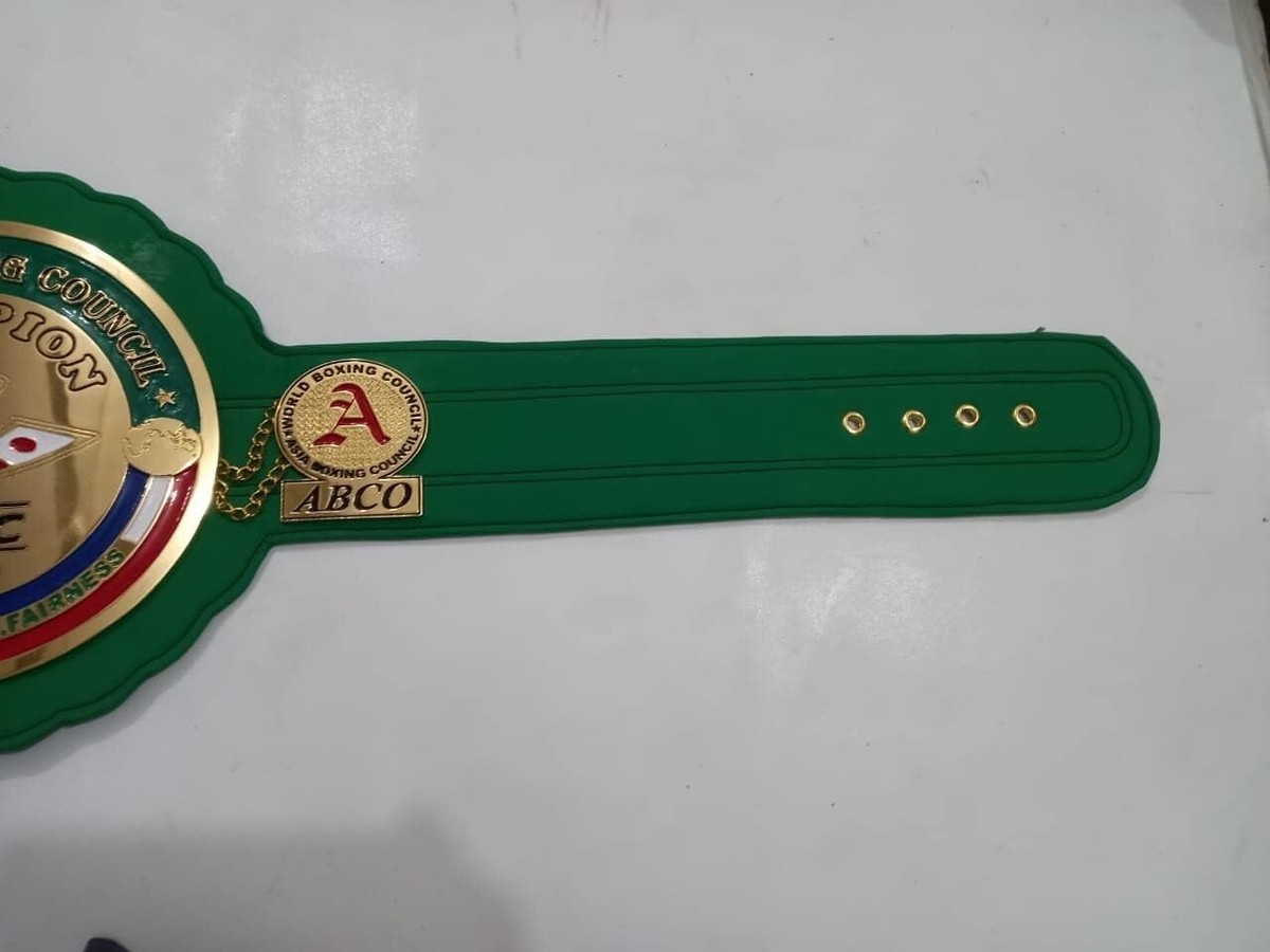WBC WOMEN Asian Boxing Council Champion Replica Belt 4MM Zinc
