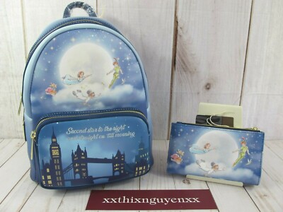 Loungefly Disney Peter Pan Second Star Glow in the Dark Backpack