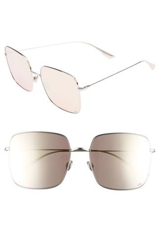 Christian Dior STELLAIRE 1 Palladium Women Sunglasses New Authentic color 010