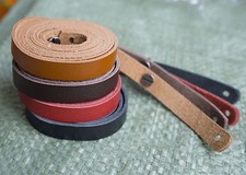 COLOR ROLLEICORD / YASHICA TLR CAMERA LEATHER SHOULDER NECK STRAP