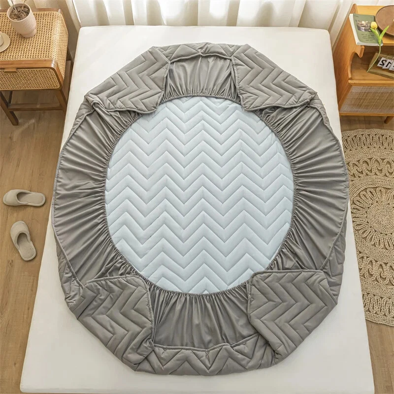 纯棉加厚床垫床套床单带弹性带床垫 — 第 3/4 张图片