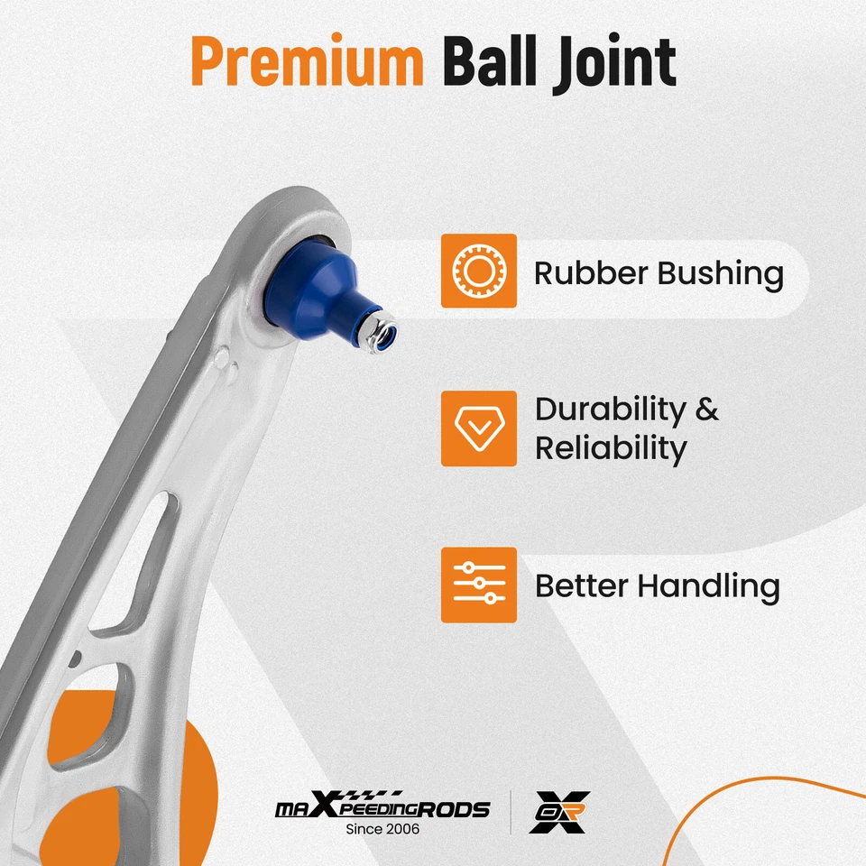 8-TLG VERSTÄRKT QUERLENKER SATZ FÜR BMW 3er E46 Z4 E85 VORDERACHSE NEW - Bild 2 von 4