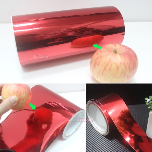 12inch / Wide Mirror Chrome Vinyl Wrap Tape Sticker Car Phone House Trim Decal - Picture 18 of 27