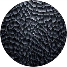 Slipmat Slip Mat Pad Felt for 12" Turntable LP DJ Record Player CRACKED BLACK