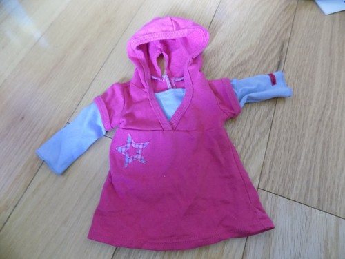 American Girl Doll Meet Outfit Just Like You Star Hoodie Shirt Pink Clothing JLY - Picture 7 of 7