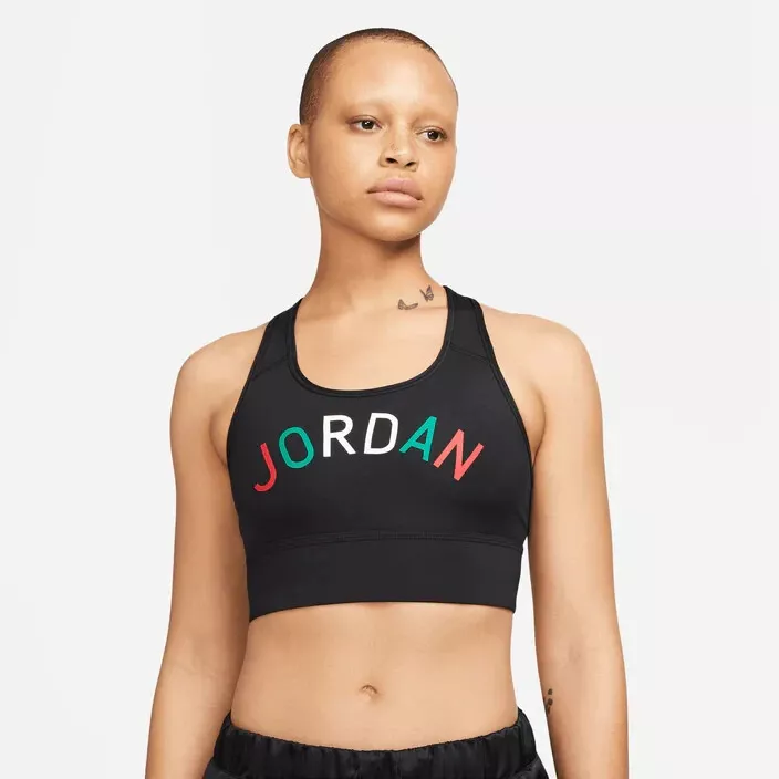 NWT$40 Nike Air Jordan X Nina Chanel Abney Sports Bra Black S