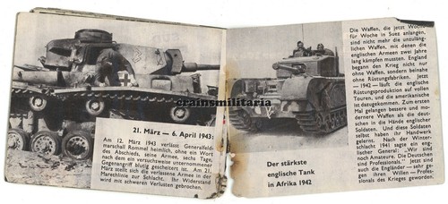 Orig. UK Flugblatt für DAK Soldaten Afrika Rommel El Alamein Tobruk Malta 1942 - Bild 7 von 7