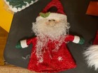 Vintage Christmas Ornaments Santa Flickering Snowman Reindeer Tree  Lot of 15 — photo 8