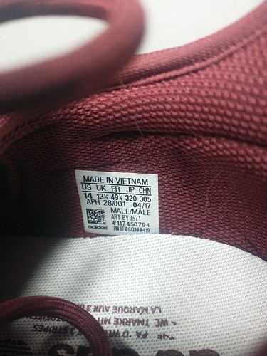 Adidas BY3571 Tubular Shadow Men's SZ 14 Burgundy Athletic Sport Sneakers - Picture 4 of 8