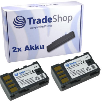 2x AKKU f. JVC GR-D-825 GR-D-860 GR-DA-20 GZ-MG-130 Everio