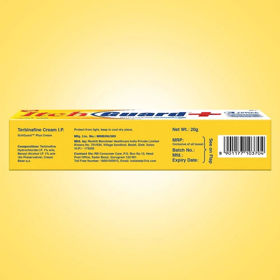 Itch Guard Plus Cream ANTI-FUNGAL JOCK ITCH BETWEEN TOES & FINGERS 20g X 10 - Image 4 of 4