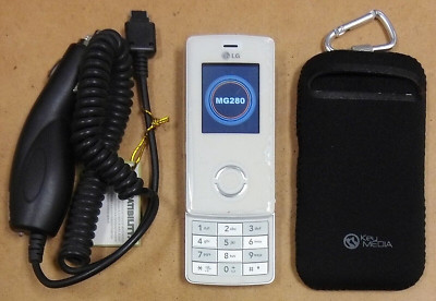 LG Chocolight MG280 - White ( Personal ) Super Rare GSM Slider Phone - READ